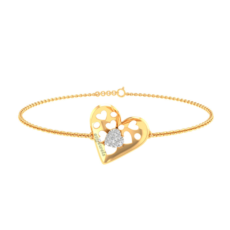 Heart Women Diamond Bracelet