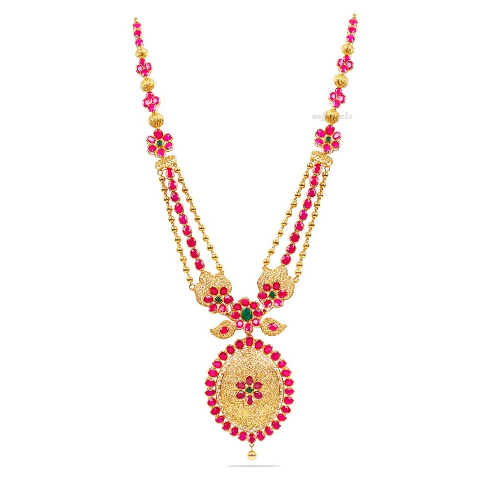 Floret Ruby Long necklace