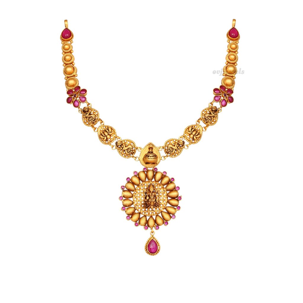 Devout lakshmi Women Short Necklace