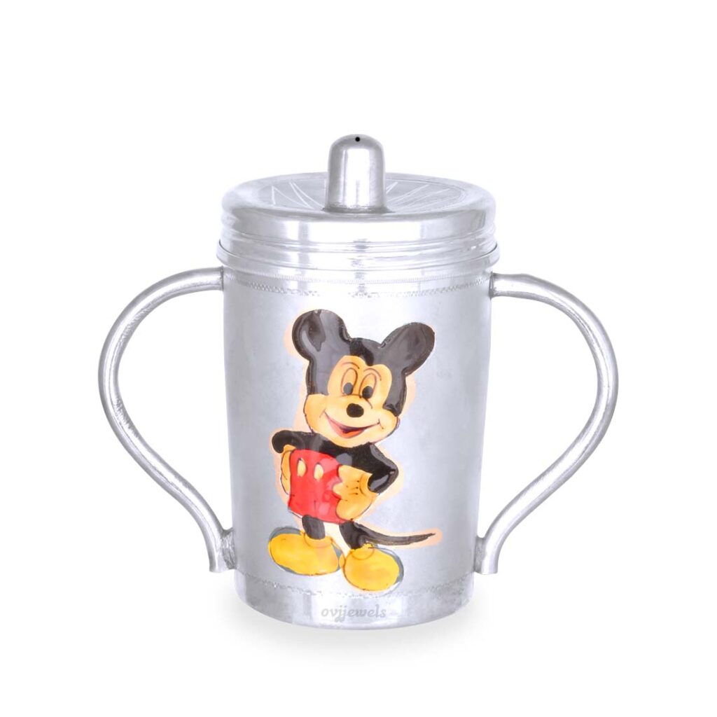 Silver Kids Miky Mouse Tumbler