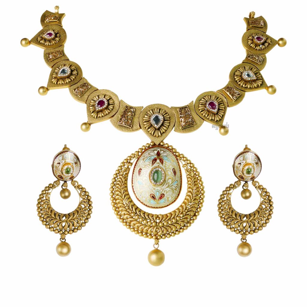 Designer Antique Short Necklace
