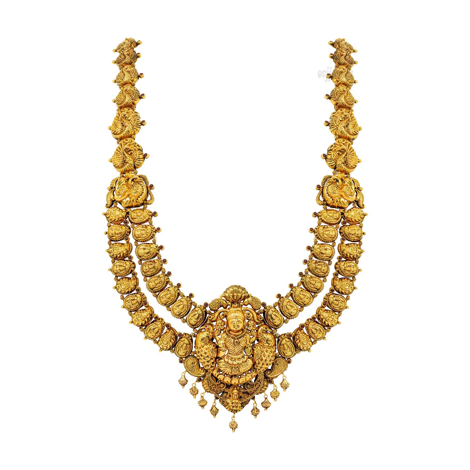 Layered Lakshmi Nagas Long Necklace