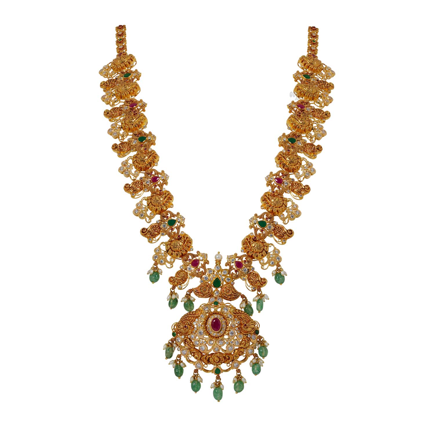 Antique Hyderabad Long Necklace