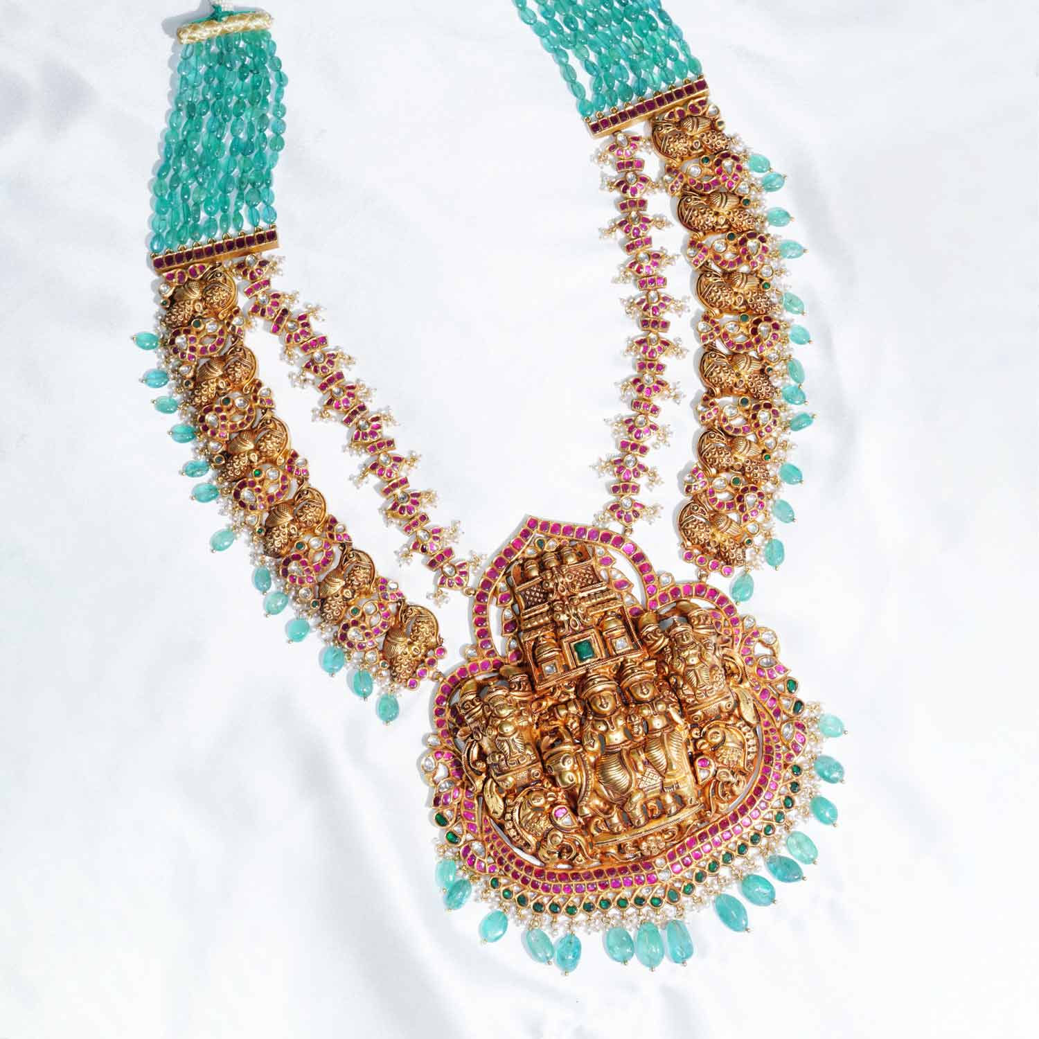 Bridal Kundan nagas long necklace