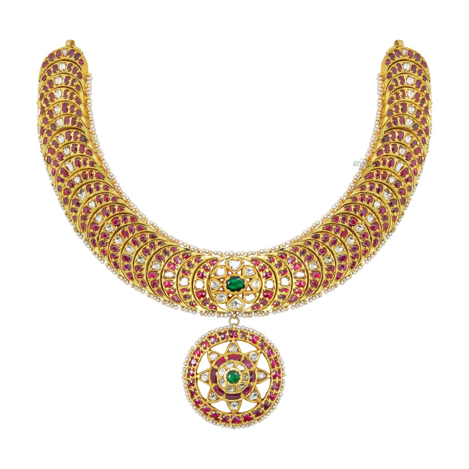 Antique Kundan Short Necklace